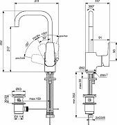 Смеситель для раковины Ideal Standard Ceraplan III B0706AA Хром-3