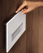 Кнопка смыва для инсталляции Geberit Sigma 40 115.600.KQ.1 Белая Алюминий-2