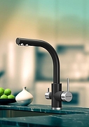 Смеситель для кухни Paulmark Essen Es213011-401 Антрацит-1