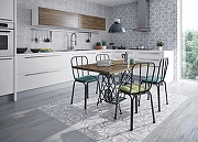 Керамогранит Cifre Adobe Basma Decor White Mate Многоцветный Матовый 20x20 см-2