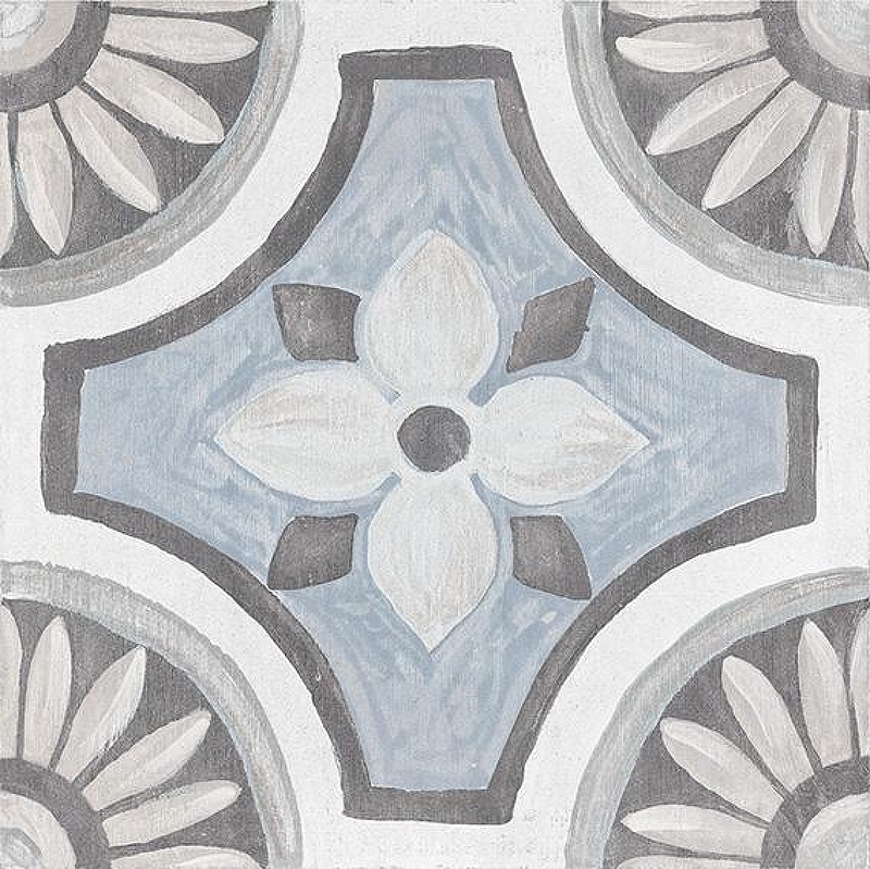 Керамогранит Cifre Adobe Monza Decor White Mate Многоцветный Матовый 