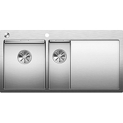 Кухонная мойка Blanco Claron 6S-IF/А L 521646 Нержавеющая сталь с зеркальной полировкой