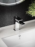 Смеситель для раковины Orange Lutz M04-021cr Хром-4