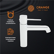 Смеситель для раковины Orange Karl M05-021cr Хром-2