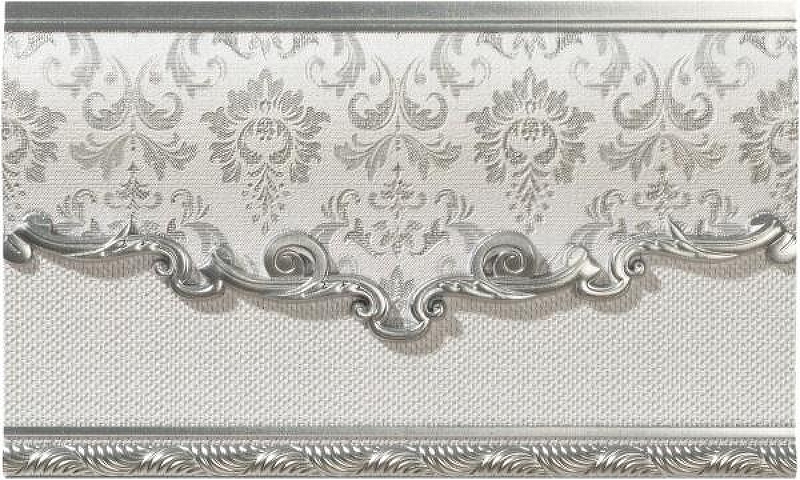 Керамический бордюр El Molino Poem Zocalo Plata-Perla 