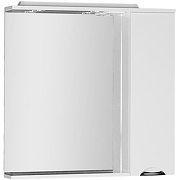 Зеркало со шкафом Aquanet Гретта 90 R 179207 с подсветкой Белое