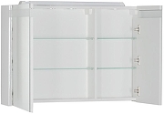 Зеркальный шкаф Aquanet Лайн 90 L 165582 с подсветкой Белый-1
