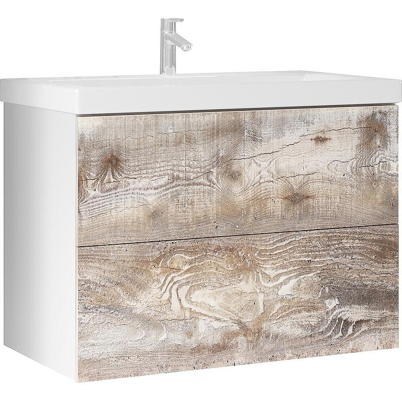 Тумба под раковину Marka One Mix 60П Push 