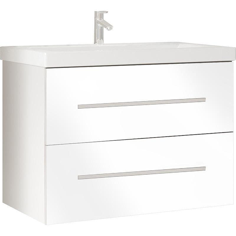 Тумба под раковину Marka One Mix 80П с ручками 