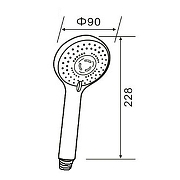 Ручной душ Agger Wave A03 Хром-4