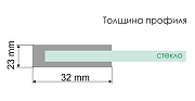 Душевая дверь WasserKRAFT Lippe 170 45S09 профиль Хром стекло прозрачное-12