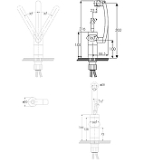 Смеситель для кухни Kaiser Merkur 27033 Хром-1