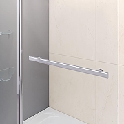 Шторка на ванну RGW Screens SC-08 100x150 профиль Хром стекло прозрачное-4