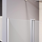 Шторка на ванну RGW Screens SC-08 100x150 профиль Хром стекло прозрачное-5