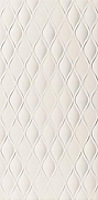Керамическая плитка Marca Corona 4D Drop White Matt Rett настенная 40х80 см-1