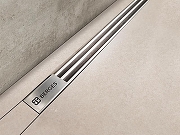 Душевой лоток Berges Super Slim 700 090053 с решеткой Хром матовый-1