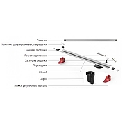 Душевой лоток Berges Super Slim 700 090053 с решеткой Хром матовый-3