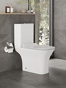 Унитаз компакт Orange C02-000W с бачком и сиденьем Микролифт-2