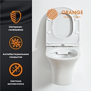 Унитаз подвесной Orange C01-100W с сиденьем Микролифт-9