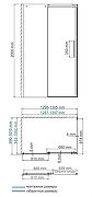 Душевой уголок WasserKRAFT Dinkel 130x100 58R34 профиль Хром стекло прозрачное-10