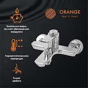 Смеситель для ванны Orange Aristo T19-100cr Хром-1