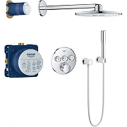 Душевая система Grohe Rainshower SmartActive 34705000 с термостатом Хром-1