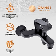 Комплект смесителей Orange Aristo M19-311B Черный-1