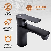 Комплект смесителей Orange Aristo M19-311B Черный-2