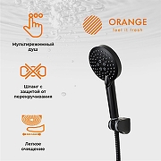 Комплект смесителей Orange Aristo M19-311B Черный-3