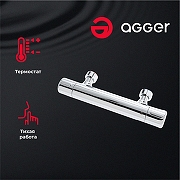 Смеситель для душа Agger Thermo A2450000 Хром глянцевый-1