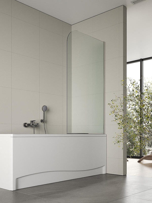 Шторка на ванну Agger A02-080TCR 80x140 