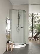 Душевой уголок Agger A01-090TCR 90x90 профиль Хром стекло прозрачное-2