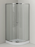 Душевой уголок Agger A01-090TCR 90x90 профиль Хром стекло прозрачное-3