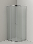 Душевой уголок Agger A01-080MCR/G 80x80 профиль Хром стекло матовое-3