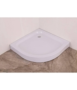 Акриловый поддон для душа Agger A01-100TCR/T 100x100 с антискользящим покрытием-2