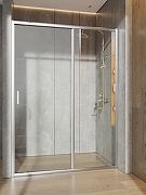 Душевая дверь Orange E02-140TCR 140 профиль Хром стекло прозрачное-1