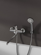 Смеситель для ванны Agger Nice A2521100 универсальный Хром-9