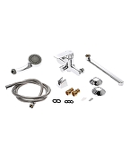 Смеситель для ванны Agger Nice A2521100 универсальный Хром-14