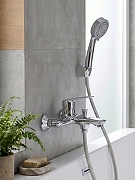 Смеситель для ванны Agger Clean A2410000 Хром-4