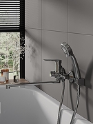 Смеситель для ванны Agger Clean A2421100 универсальный Хром-4