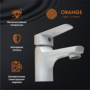 Смеситель для раковины Orange Loop M26-021W Белый-2