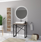 Зеркало Marka One Aurora 80 У85578 с подсветкой Холодный свет 300 LED-1