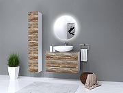 Зеркало Marka One Aurora 80 У85578 с подсветкой Холодный свет 300 LED-2