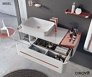 Смеситель для раковины Creavit Sharp SR6500C Розовое золото-2
