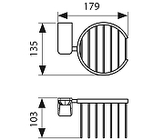 Держатель освежителя воздуха Kaiser Glory KH-1512 цвет Хром-1