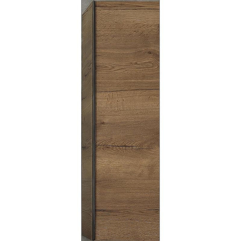 Шкаф пенал Jorno Steal 30 Ste.04.115/P/Da подвесной Древесный аттик Черный