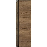 Шкаф пенал Jorno Steal 30 Ste.04.115/P/Da подвесной Древесный аттик Черный