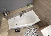 Акриловая ванна Riho Delta 160х80 L B069007005 (BD4300500000000) без гидромассажа-1