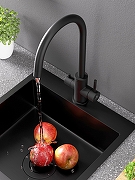 Смеситель для кухни Agger Zest A0700744 Черный-1