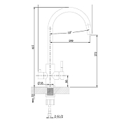 Смеситель для кухни Agger Zest A0700744 Черный-10